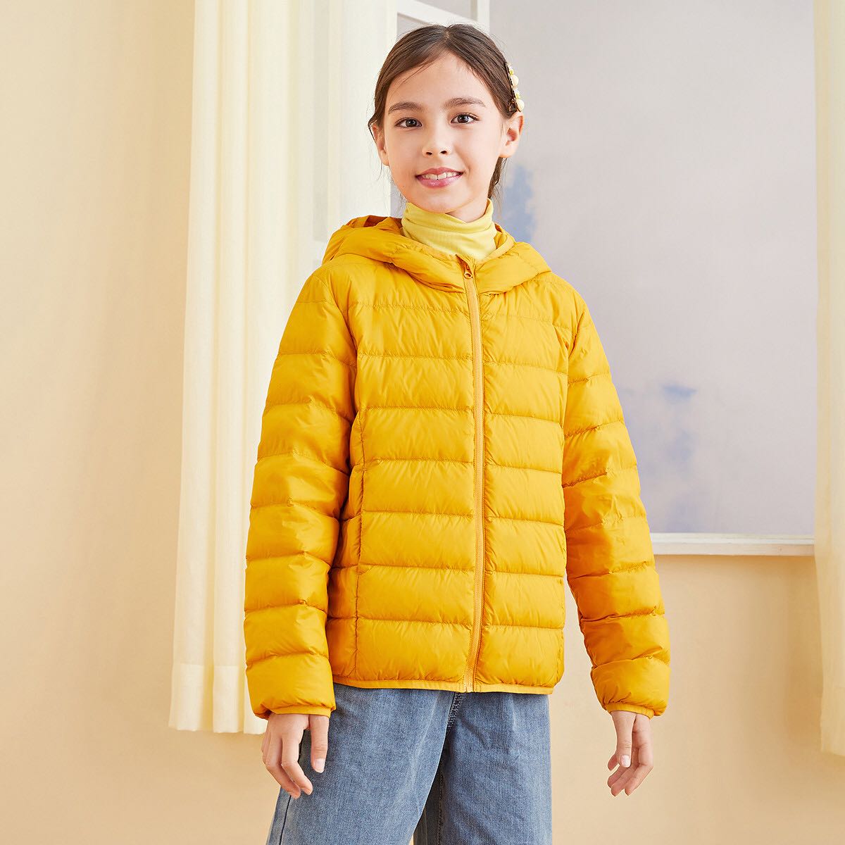GOLDFARM 高梵 女童羽绒服