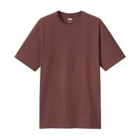 UNIQLO 优衣库 U系列  男士圆领短袖T恤 441600 棕黑色 M