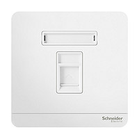 Schneider Electric 施耐德电气 AvatarOn绎尚系列 E8331RJS4_WE 电话插座 镜瓷白