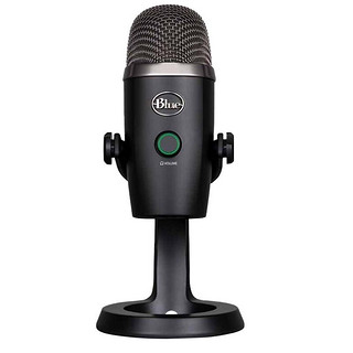 logitech 罗技 Blue Yeti Nano 小雪怪 USB麦克风 专业电容麦K歌录音直播 yeti nano 黑色