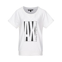 Armani Exchange 女款圆领时尚休闲T恤