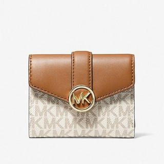 MICHAEL KORS Carmen 中号徽标和人造皮革钱包