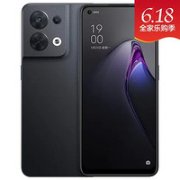 OPPO 手机Reno8全网通8+256夜游黑