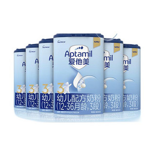 淘金币可用：爱他美 经典版3段婴儿配方奶粉1-3岁800g*6罐