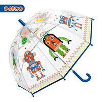 PLUS会员：DJECO DD04806 拱形彩虹雨伞 机器人