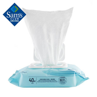 Member's Mark 湿厕纸 40片*10包 湿纸巾 湿巾 去除99%大肠杆菌 遇水易分解