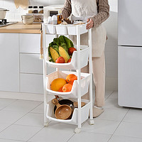BELO 百露 厨房收纳水果蔬菜置物架落地多层储物菜筐篮子用品用具小百货