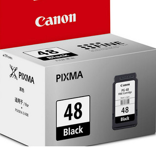 Canon 佳能 PG-48 墨盒 黑色 400页 单个装