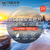 winsee 万新 1.56 全日感光迅捷膜变变色镜片+配 多款镜框任选