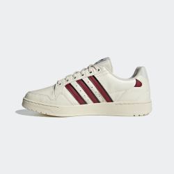adidas 阿迪达斯 官网三叶草NY 90 STRIPES男女心动白经典运动鞋小白鞋H04429 米白/红 41(255mm)
