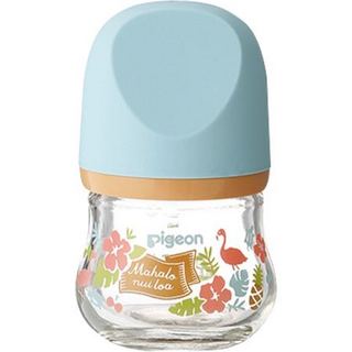 Pigeon 贝亲 臻宝系列 00427CH 玻璃奶瓶 80ml 夏威夷 0月+