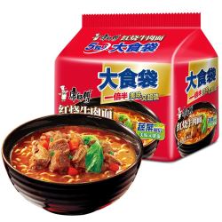 康师傅泡面方便面大食袋一倍半大面饼可选泡面袋装整箱装速食夜宵零食