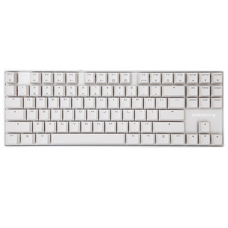 CHERRY 樱桃 MX8.2TKL 87键 2.4G蓝牙 多模机械键盘 白色 青轴 RGB