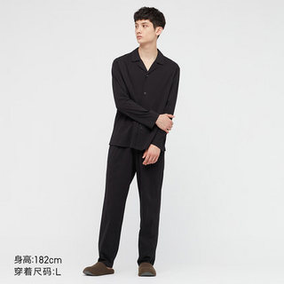 UNIQLO 优衣库 男装AIRism棉混纺睡衣套装 439593