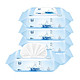 Hygienix 洁云 湿巾纯水系列80片×5包手口可用湿巾婴儿适用天然呵护纸品