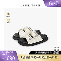 LABER THREE 吴谨言同款LaberThree新款小众设计师高级感厚底外穿女夏辣妹拖鞋