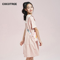 COCTREE 棵棵树 COCOTREE棵棵树2022年夏季新款中大童洋气甜美海军领女纯棉连衣裙