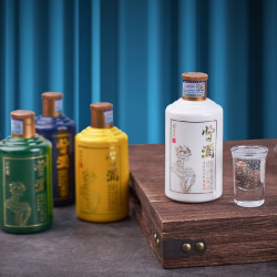 看道贵州茅台镇收藏高度白酒53度酱香5支口粮酒