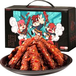 Three Squirrels 三只松鼠 麻辣味蜀香牛肉量贩装420g礼盒休闲零食办公室送礼牛肉