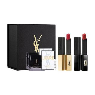 YVES SAINT LAURENT YSL 小金条小黑条两支装礼盒（小金条21+小黑条302+自由至上1.2ml*2+粉底液1ml*2）