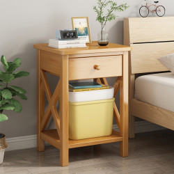 永爵卧室家具_yongjue 永爵 床头柜简约现代轻奢小型出租房用储物柜超