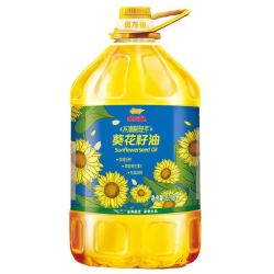 金龙鱼 物理压榨 葵花籽油 6.18L