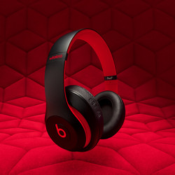 Beats Studio 3 Wireless 耳罩式头戴式主动降噪蓝牙耳机 桀骜黑红