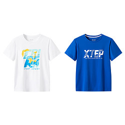 XTEP 特步 儿童T恤 2件装