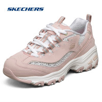 SKECHERS 斯凯奇 经典熊猫鞋女鞋夏季奶茶熊运动鞋官方旗舰店蕾丝黑白老爹鞋