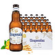 Hoegaarden 福佳 小麦白啤酒 福佳白 精酿啤酒 330ml*24瓶 露营酒 整箱装 中秋送礼