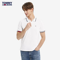 TOMMY HILFIGER DM0DM13405 刺绣标条短袖Polo衫