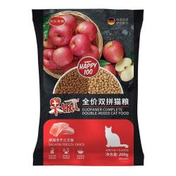 Wanpy 顽皮 三文鱼冻干双拼猫粮 200g