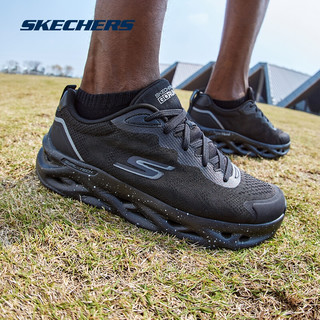Skechers斯凯奇男女缓震跑步鞋轻运动鞋 36.5 女款128794-白色/蓝色/粉色/WBLP