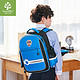 kocotree kk树 学生背包防水减负双肩包 蓝色-经典PU 小码 多款可选