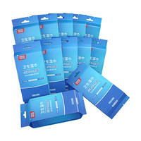 京东京造 卫生湿巾 10片*12包