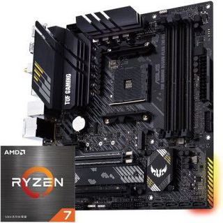 ASUS 华硕 TUF GAMING B550M-PLUS（WI-FI）主板 + AMD 锐龙 R7-5800X CPU（盒装）板U套装