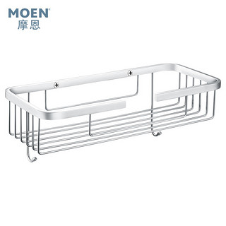 MOEN 摩恩 90134 方形角蓝置物架 单层