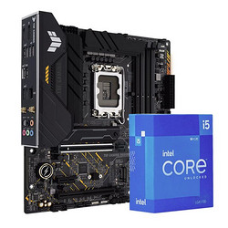 ASUS 华硕 GAMING B660M-PLUS D4重炮手主板+英特尔 i5-12400F CPU处理器 板U套装