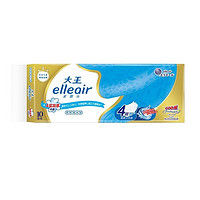 elleair 大王爱璐儿 大王（GOO.N）爱璐儿elleair 柔韧吸水立体压花型10卷 大王纸品 冲水即溶