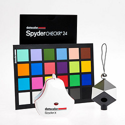 SPYDER Datacolor Spyder X 紅蜘蛛X校色儀+24色校色卡+立方灰卡 50周年攝影套裝