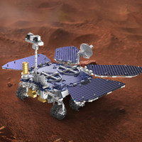 ONEBOT 祝融号火星车行星探测器静态电控男生拼装积木仿真玩具模型