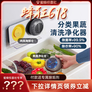 donlim 东菱 分类果蔬净化器便携无线除农残全自动洗菜机
