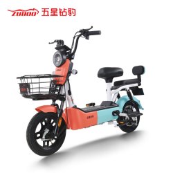 五星钻豹 电动车 新国标48V新款小型电瓶车男女锂电电动自行车 L2