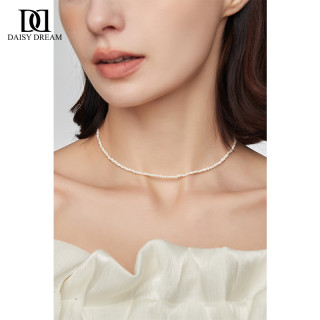 daisy dream 天然珍珠项链女轻奢小众气质高级感小米粒锁骨链时尚个性
