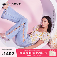 MISS SIXTY Bella Hadid同款Miss Sixty2022夏季新款牛仔裤女