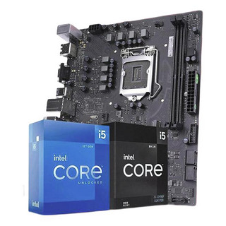 COLORFUL 七彩虹 B660M-D PRO V20 主板 + Intel i5 12400F CPU 板U套装（晒单返20）