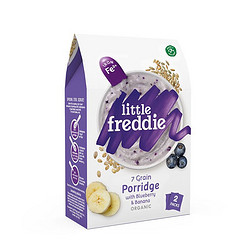 LittleFreddie 小皮 蓝莓香蕉多种谷物米粉欧洲原装进口(7+月龄适用)160g