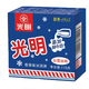 光明 牌白雪冰砖115g*4块 经典中砖奶砖香草味冰淇淋