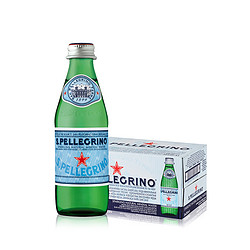 S.PELLEGRINO 圣培露 天然气泡苏打水 250ml*24瓶