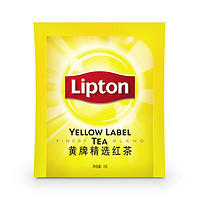 Lipton 立顿 黄牌精选红茶下午茶100包红茶包茶叶200g×1盒